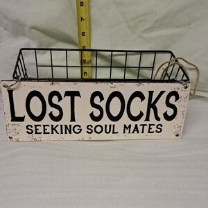 Lost Socks Wire Basket
